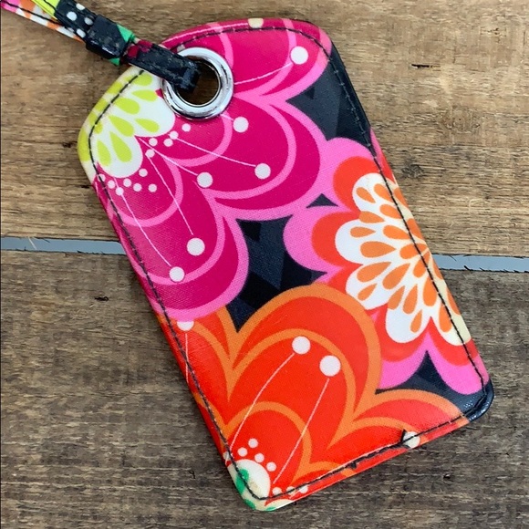 Vera Bradley Accessories - 🌺Vera Bradley Luggage Tag - Ziggy Zinnia EUC🌺